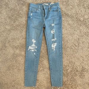Levi’s high rise skinny cropped